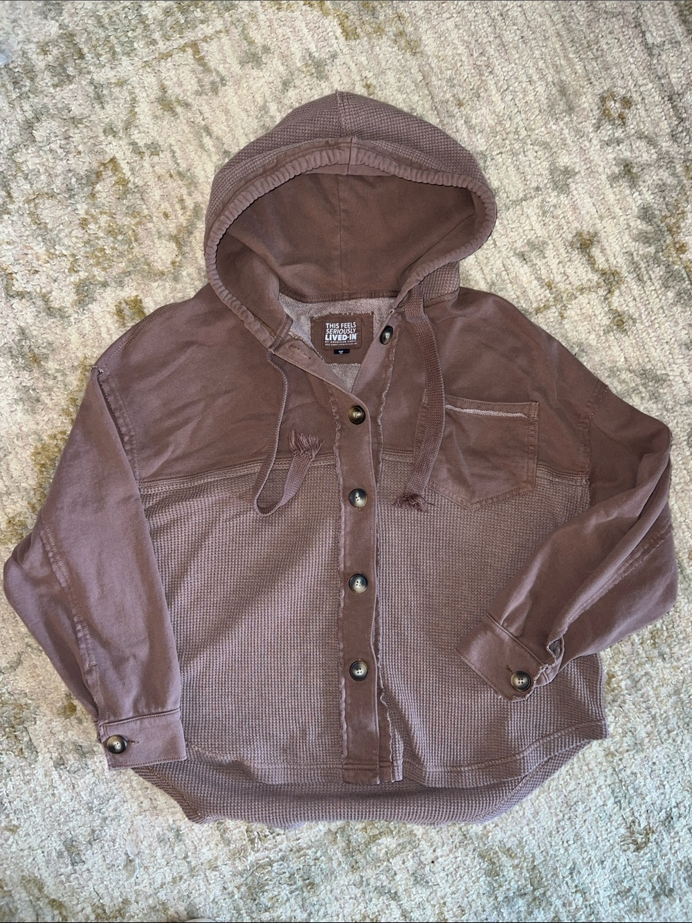 American Eagle button up sweatshirt-jacket